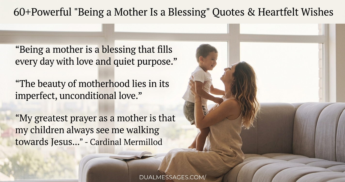 being a mother is a blessing quotes and wishes collection
