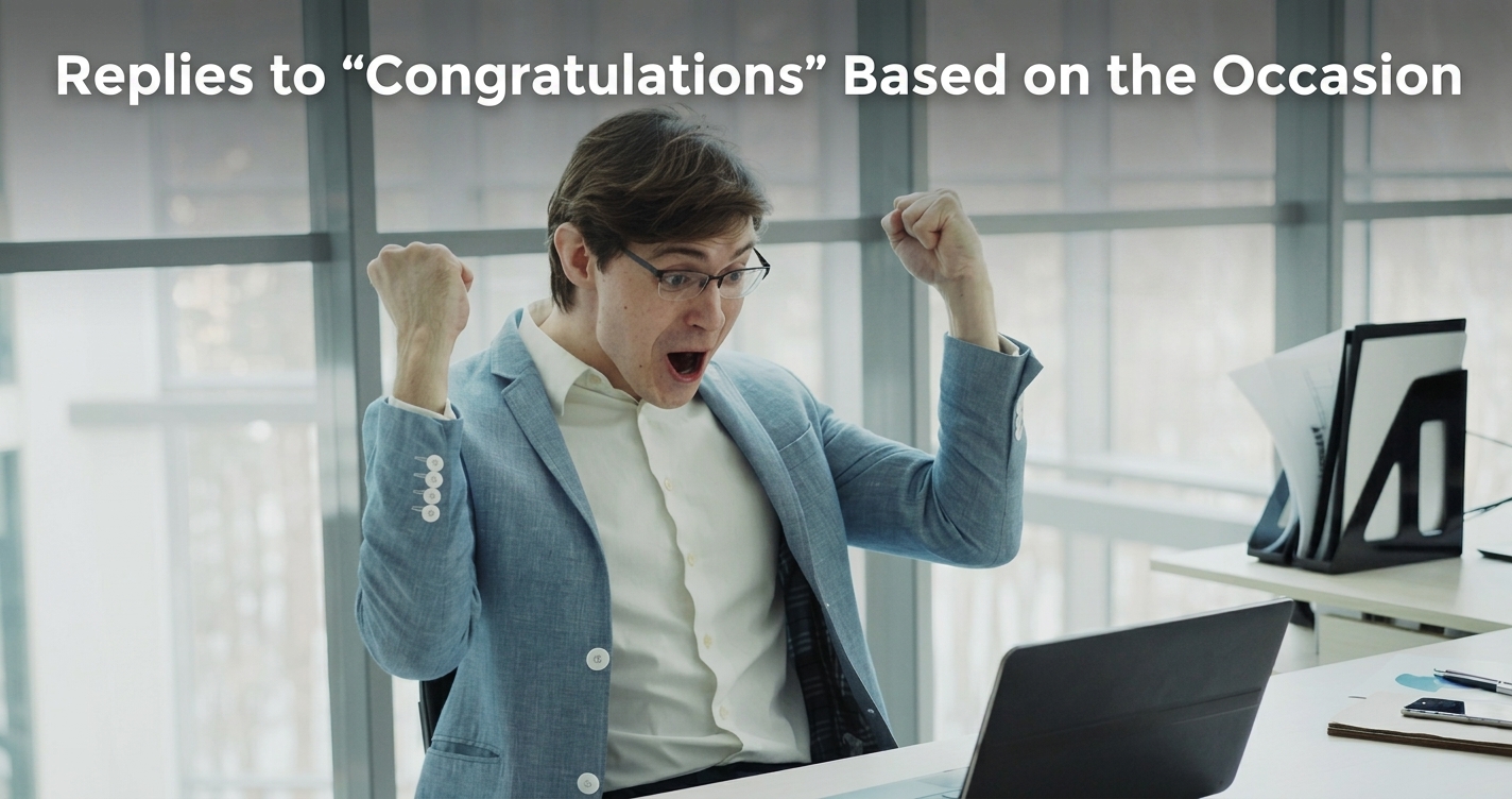Excited businessman celebrating at his office desk looking at a laptop with raised fists.