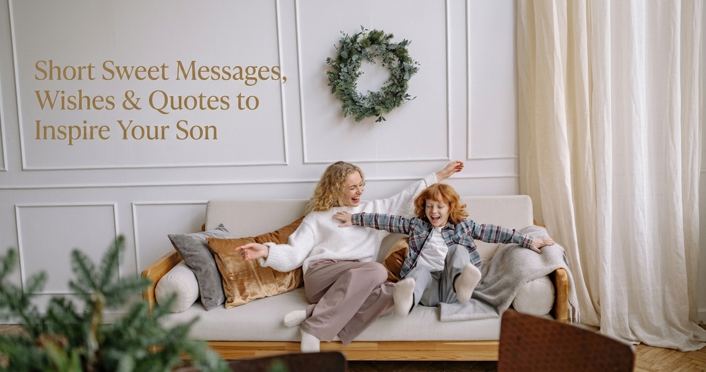 short sweet messages for son