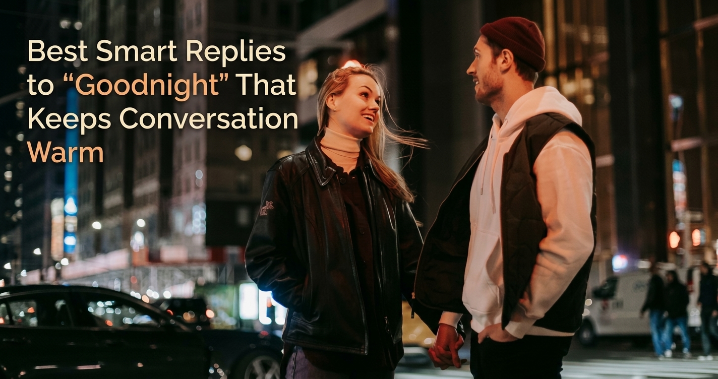 Sweet goodnight reply examples for texting
