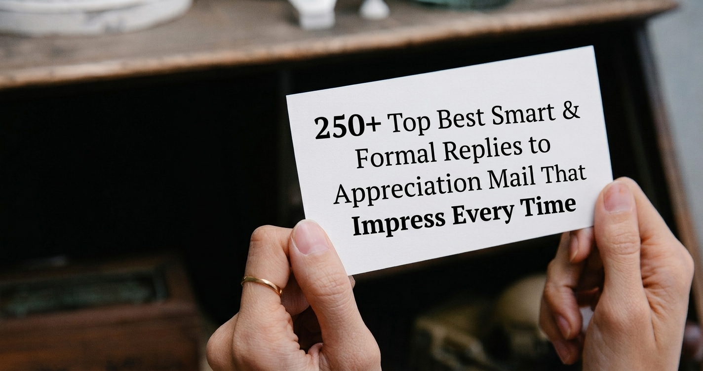 reply to appreciation email
