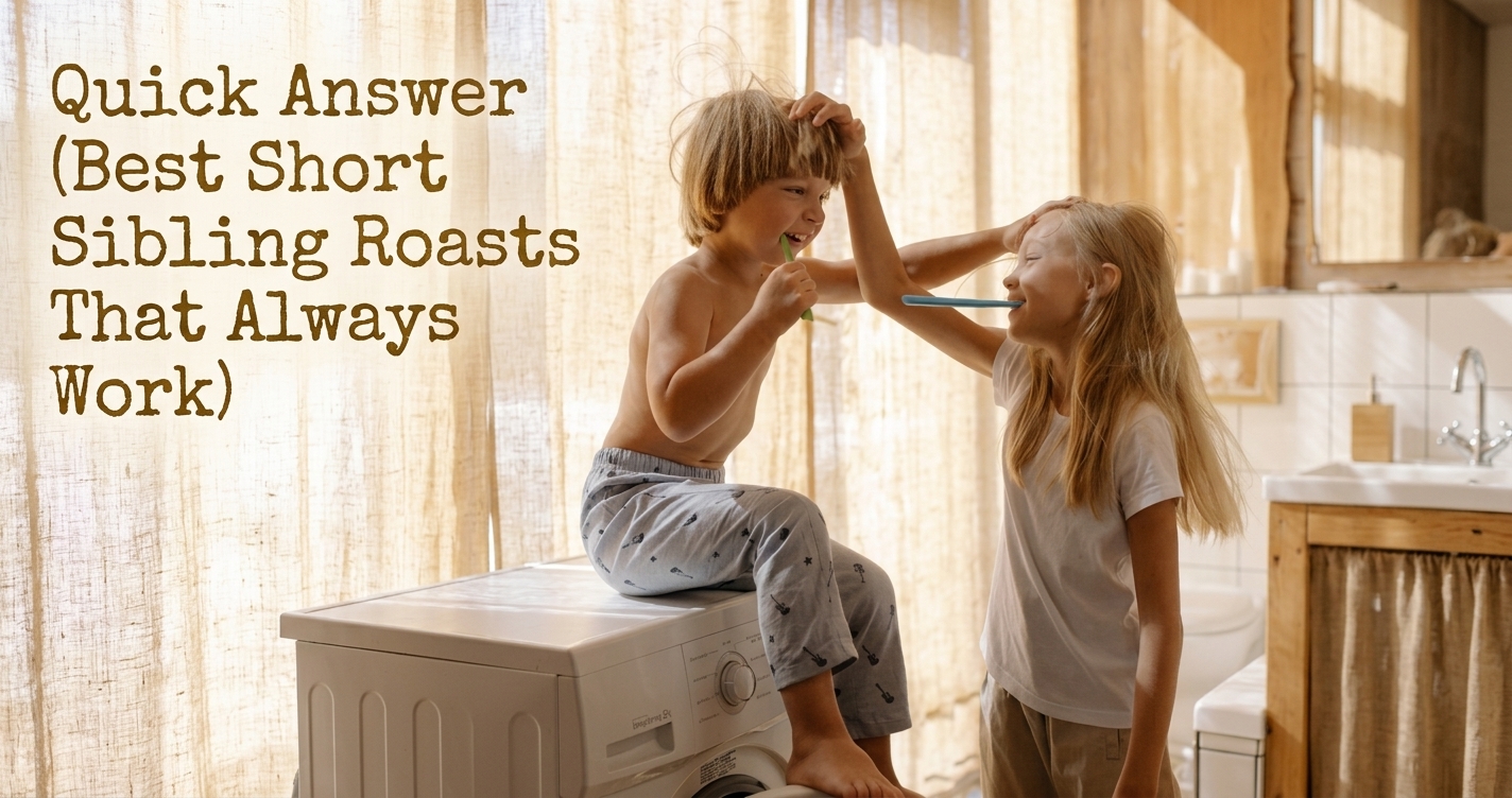 sibling roasts