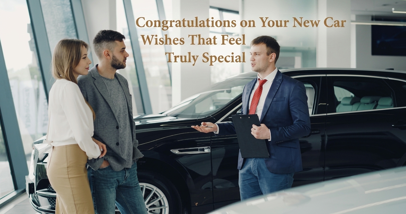 Congratulations on your new car wishes and messages collection