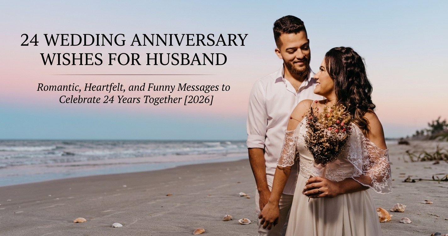 24 wedding anniversary wishes for husband featured image banner