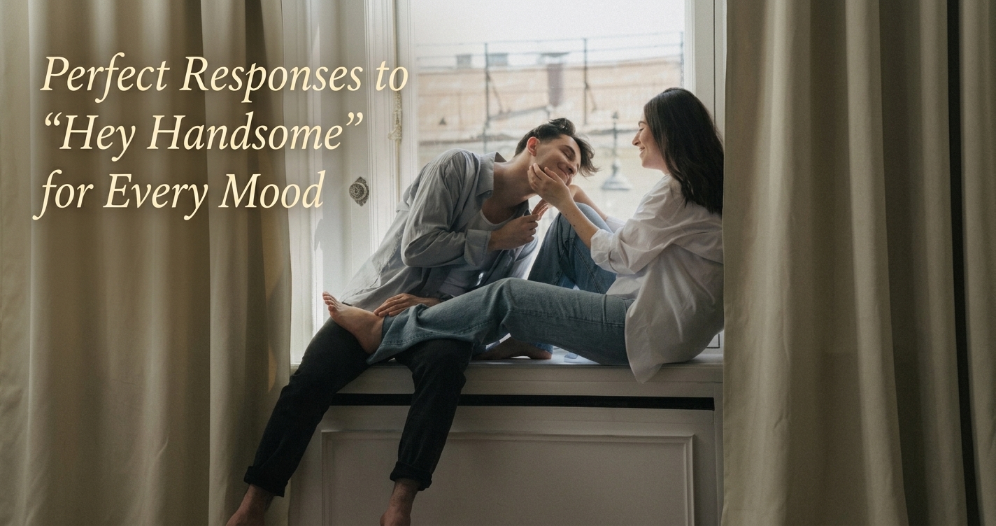 Flirty and funny responses to hey handsome for every mood
Sweet and romantic replies to a handsome compliment over text
Witty comebacks to hey handsome in a chat conversation